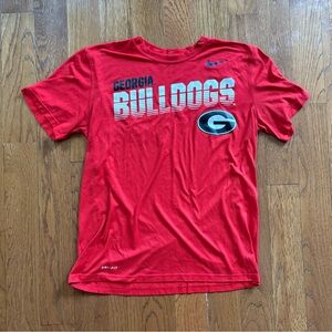 Nike Georgia Bulldogs Red Dri-FIT Tee